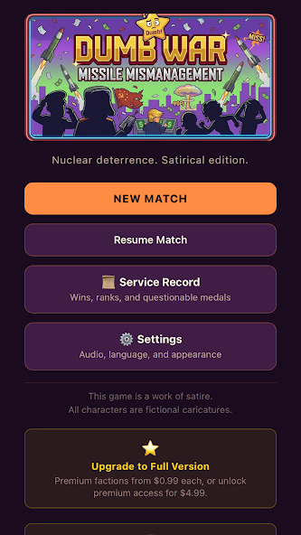Dumb War game screenshot 1